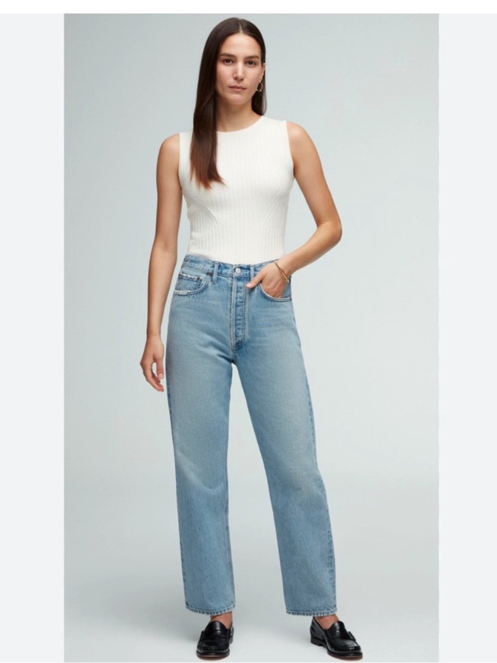 AGOLDE x 90s Mid Rise Loose Fit size 25 charm